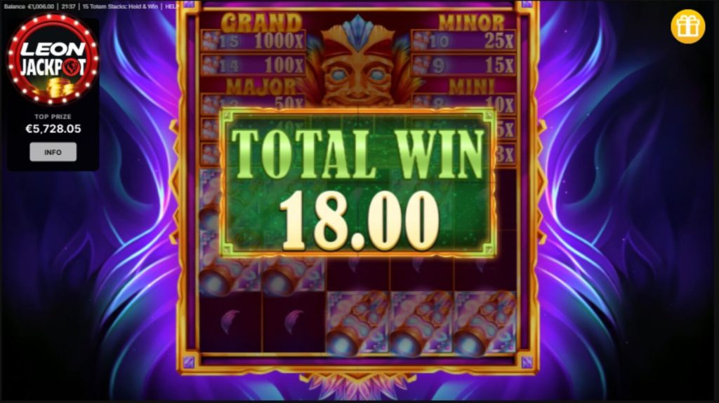 15 Totem Stacks jeu casino