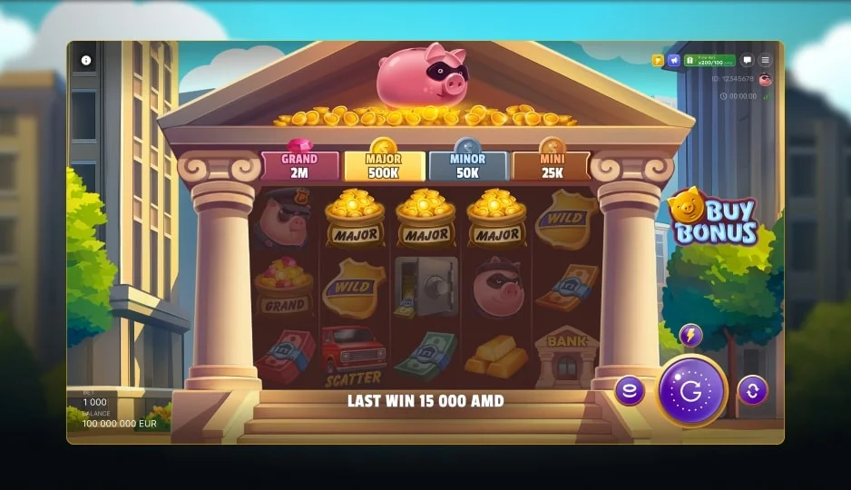 Gangsta Piggy jeu casino 