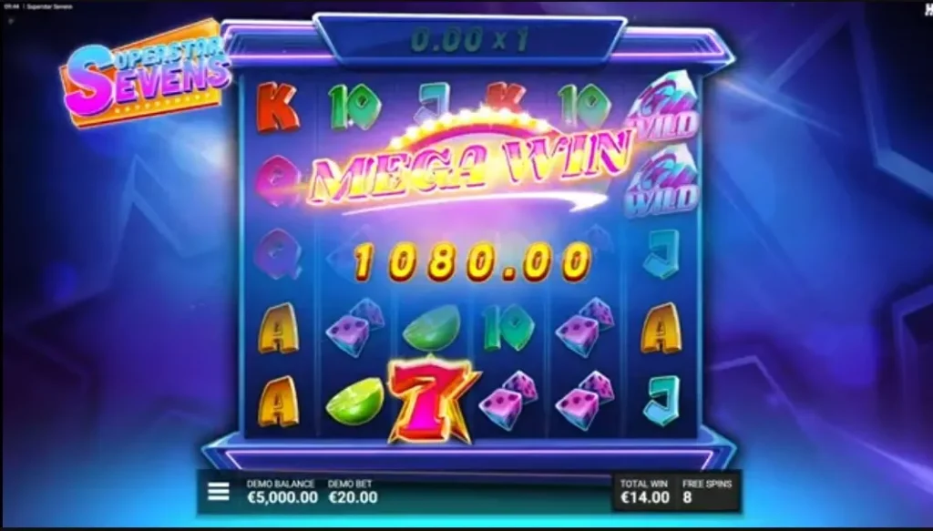 Superstar Sevens jeu casino