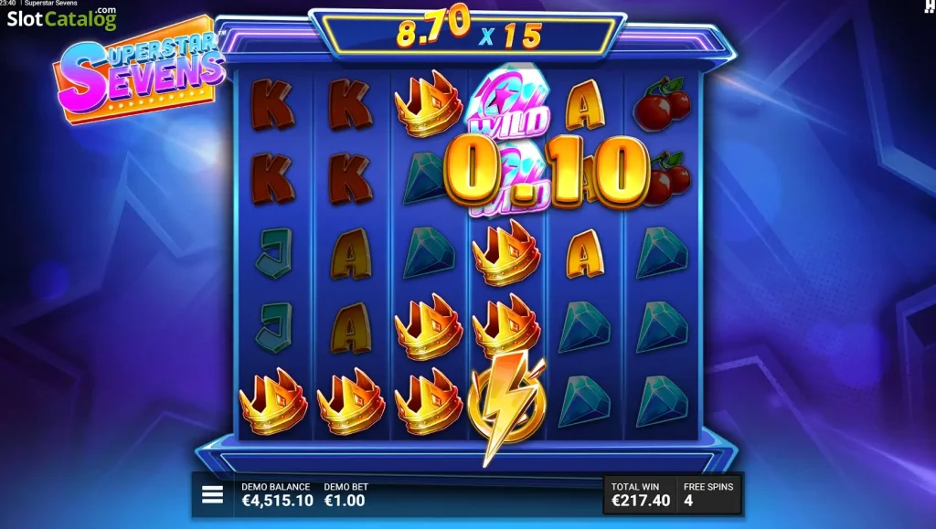 Superstar Sevens jeu casino