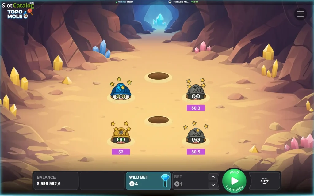 Topo Mole jeu casino